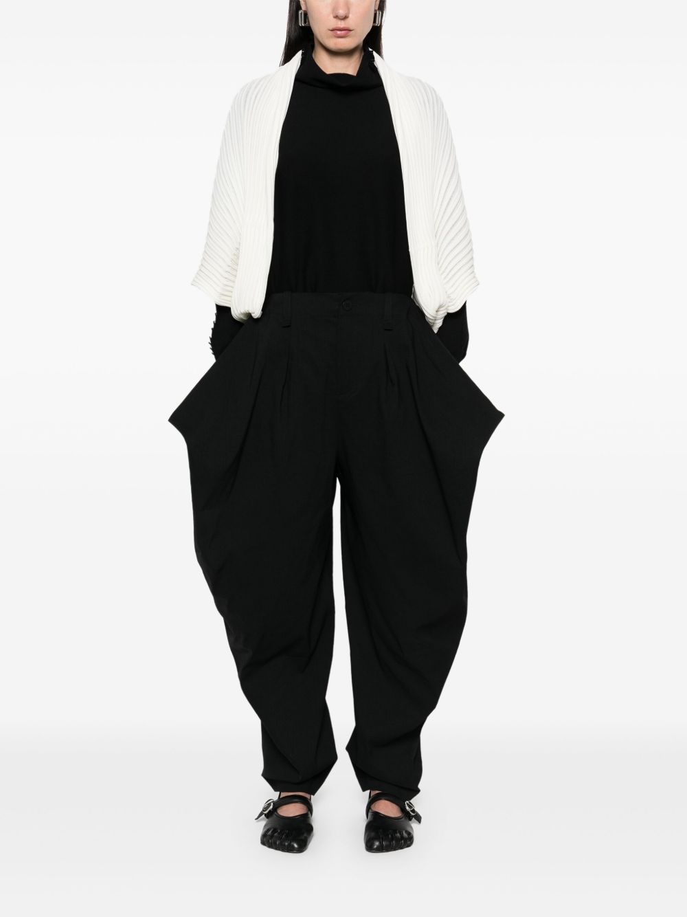 ribbed-knit cardigan - 2