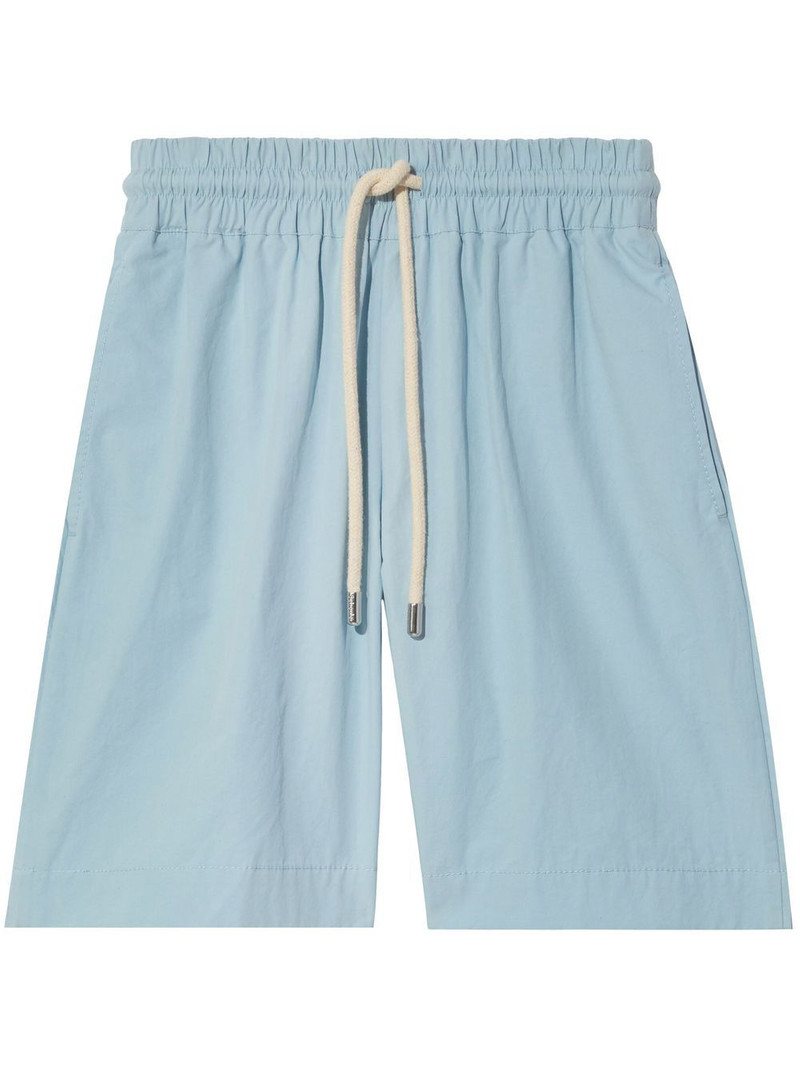 drawstring knee-length shorts 1