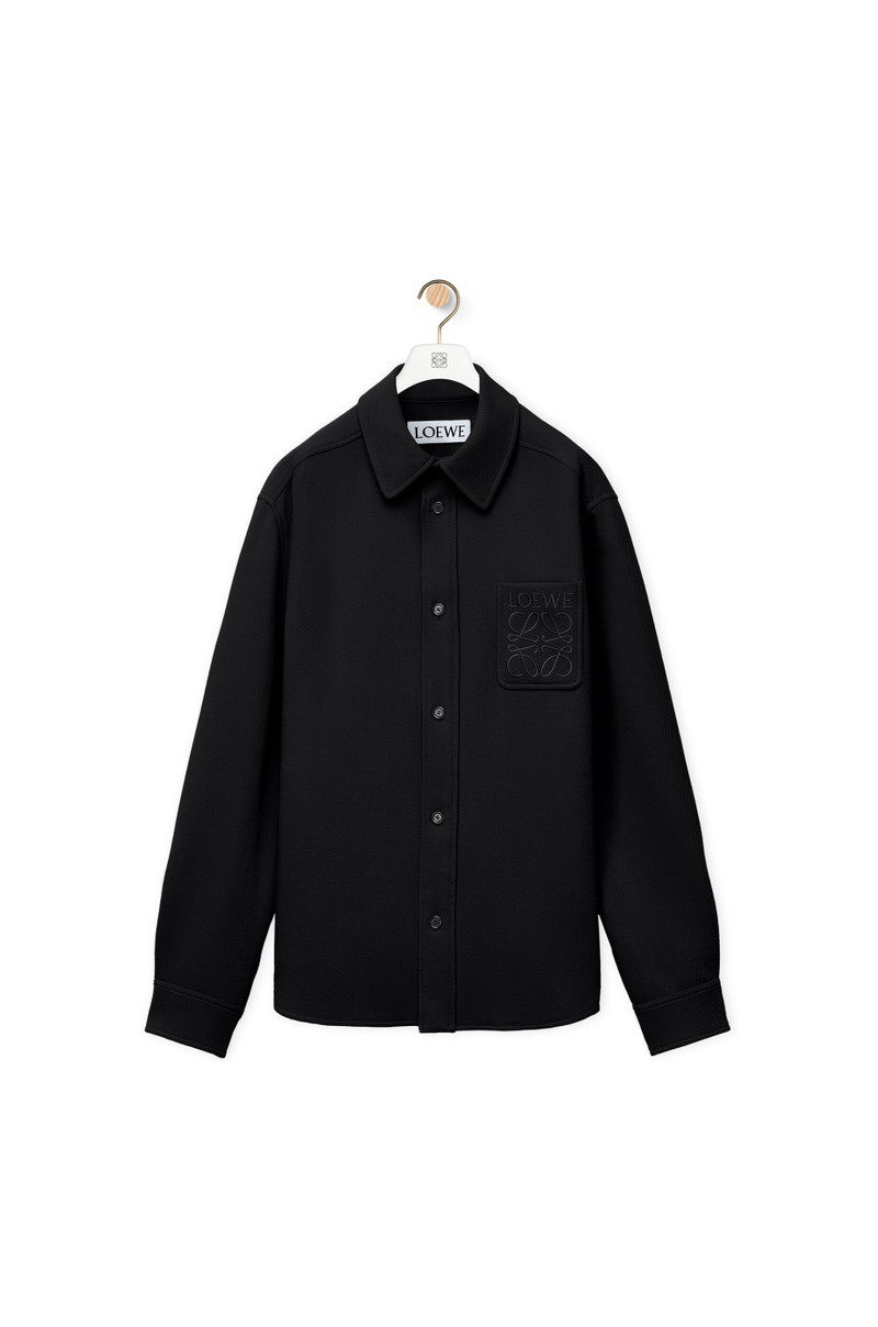 Overshirt in wool 1