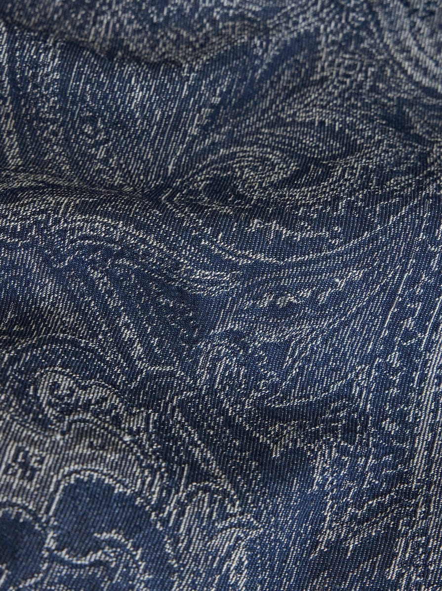 PAISLEY DENIM SHIRT - 6