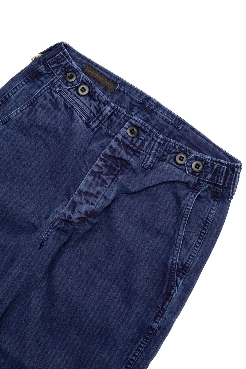 FULLCOUNT M43 Field Trousers Fullcount x BiG Exclusive - Herringbone Indigo outlook