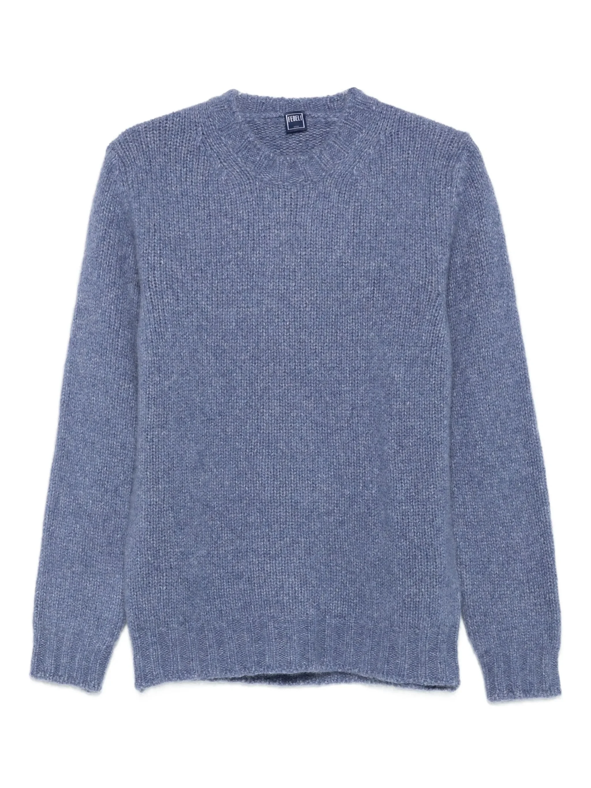 Fedeli Ribbed Crew-neck Sweater - 1