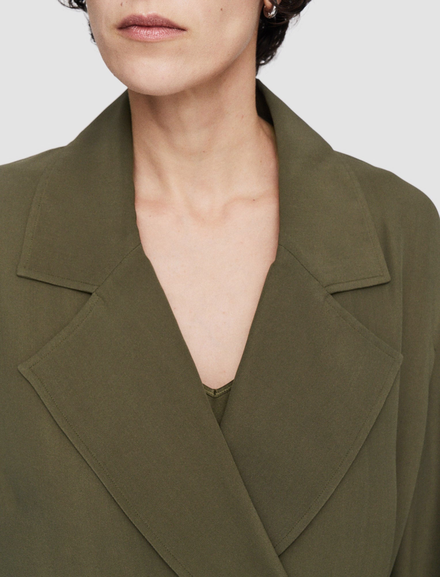 Silk Crepe Charah Jacket - 4