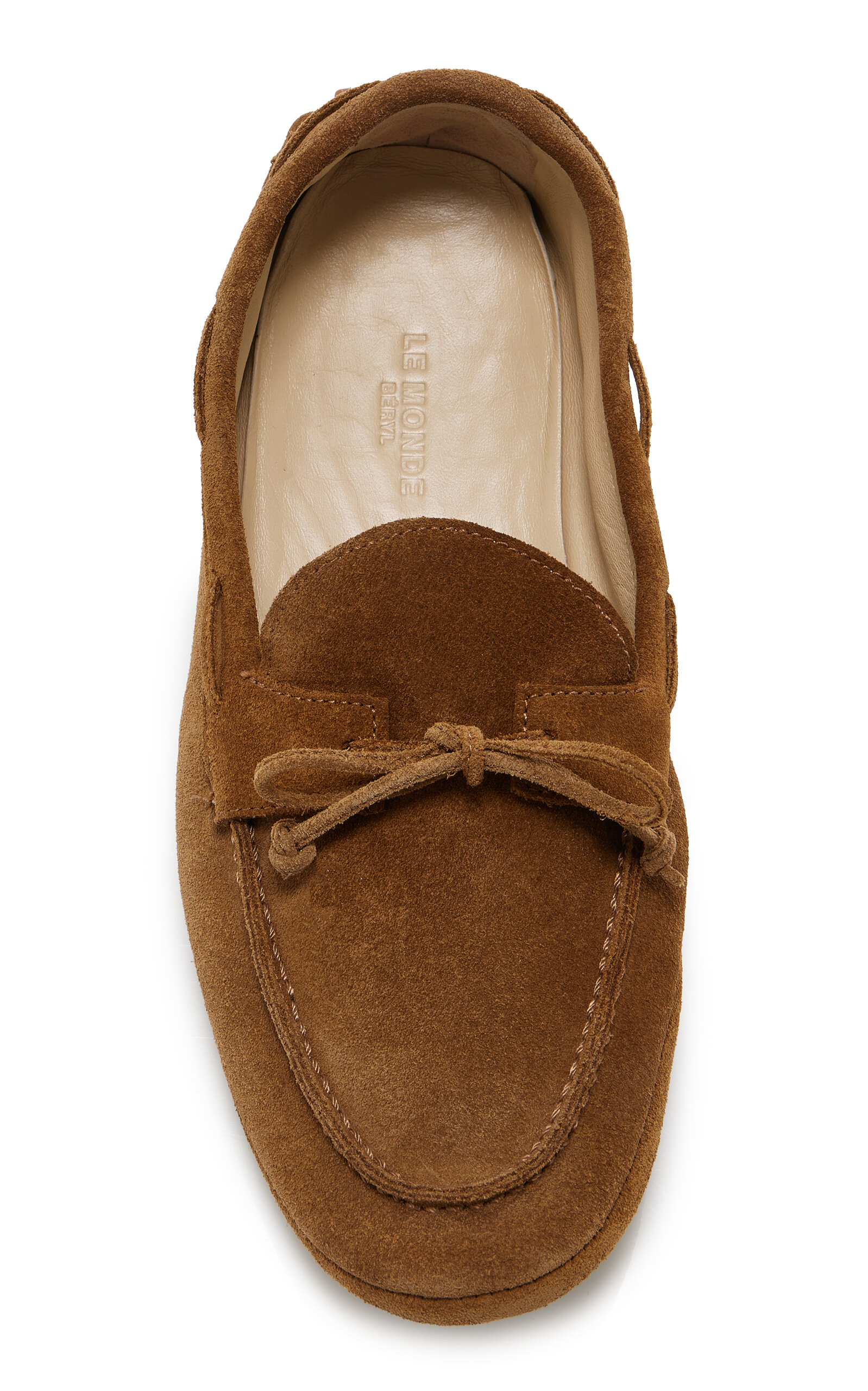 Suede Driver Moccasins taupe - 3