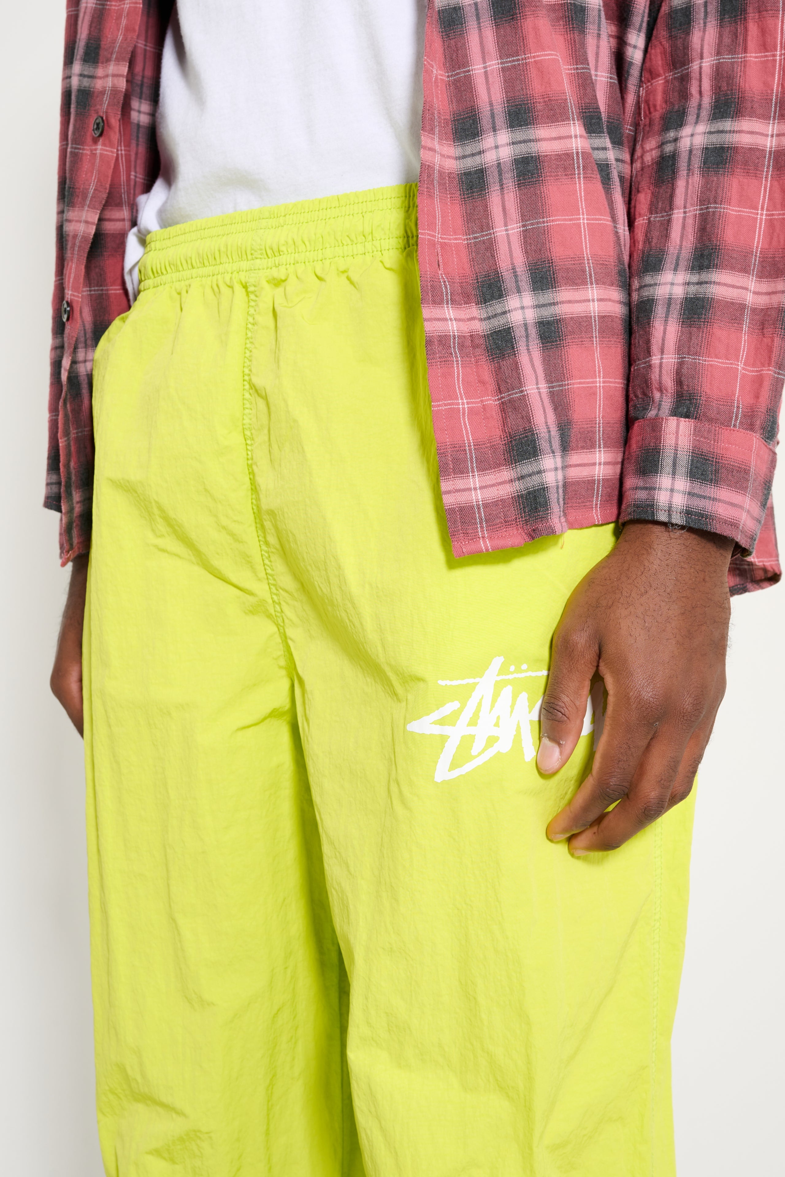 NIKE X STÜSSY BEACH PANTS BRIGHT CACTUS - 3