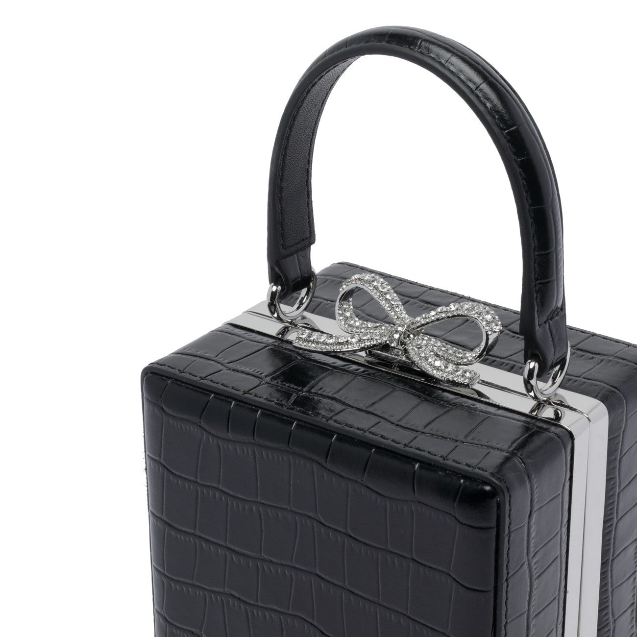 Self Portrait Women Croc Micro Handbag - 4