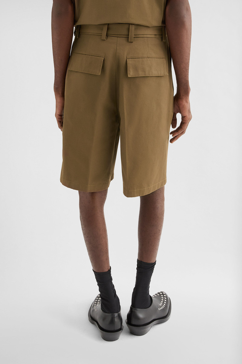 Cotton Belted Shorts 6