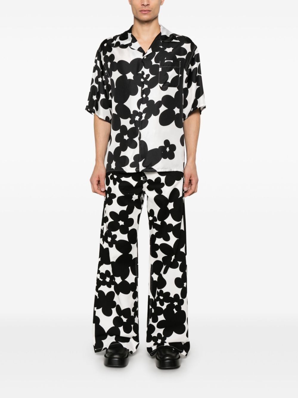 floral-print shirt - 2