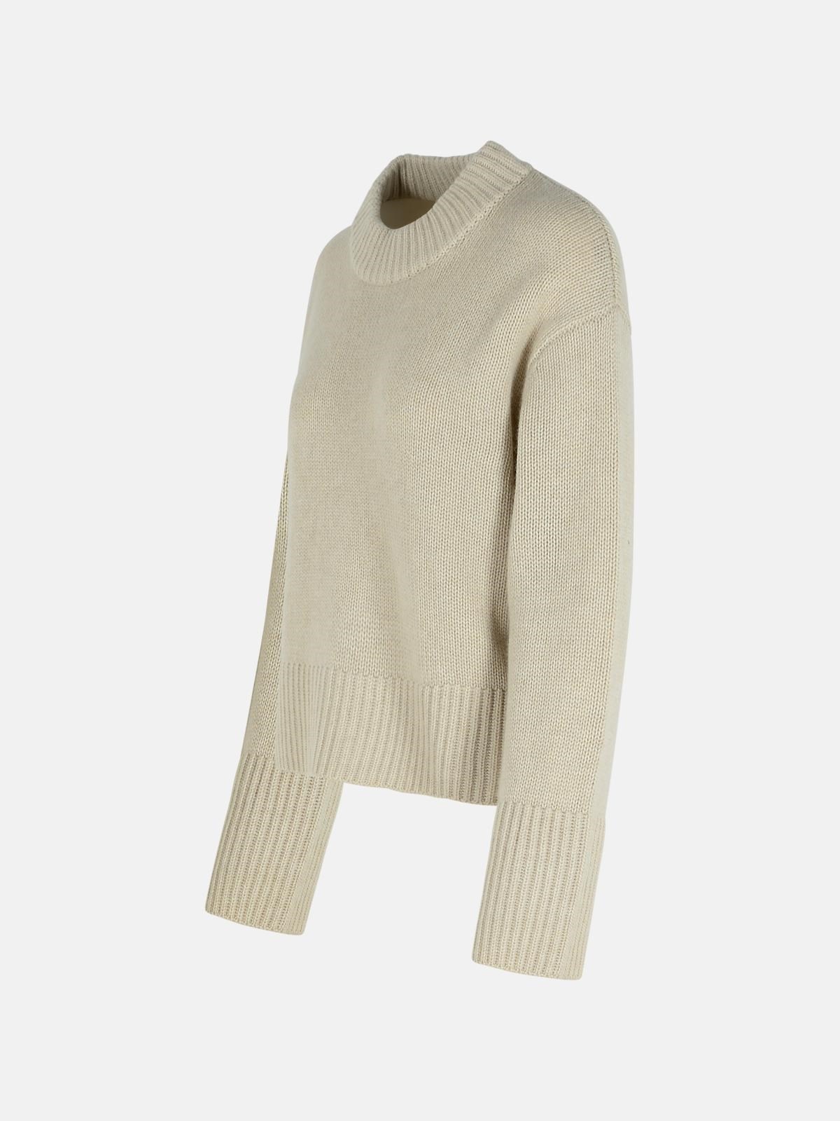 'SONY' IVORY CASHMERE SWEATER - 2