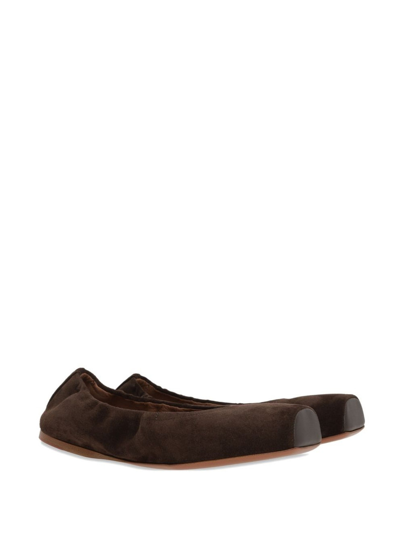 Alaïa square-toe elasticated ballet flats outlook