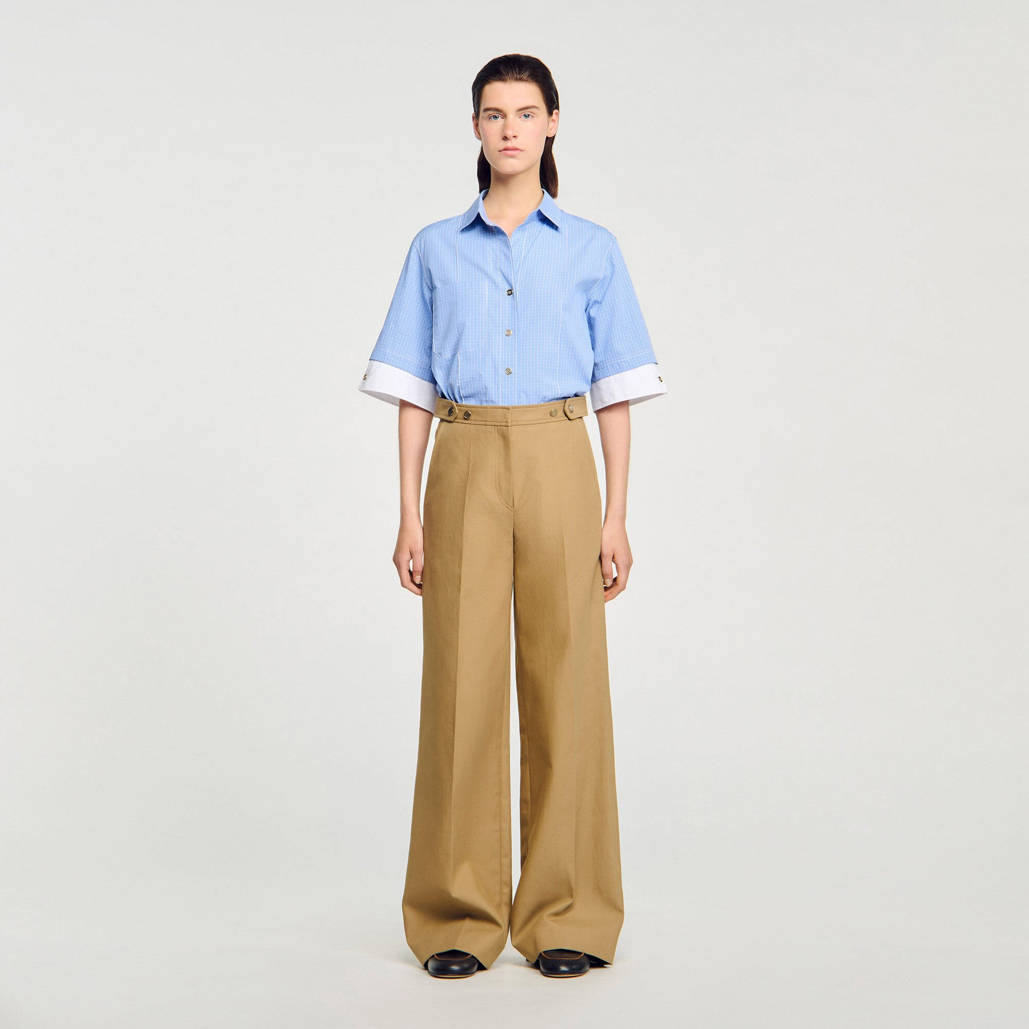 COTTON SUIT TROUSERS - 2