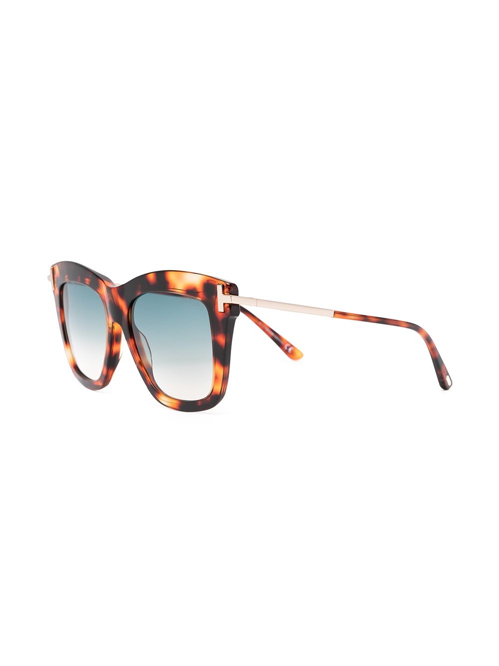 tortoiseshell square-frame sunglasses - 2