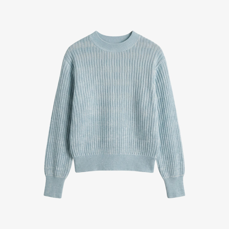 Maura Easy Luxury Sweater - Stripe Block Knit 1