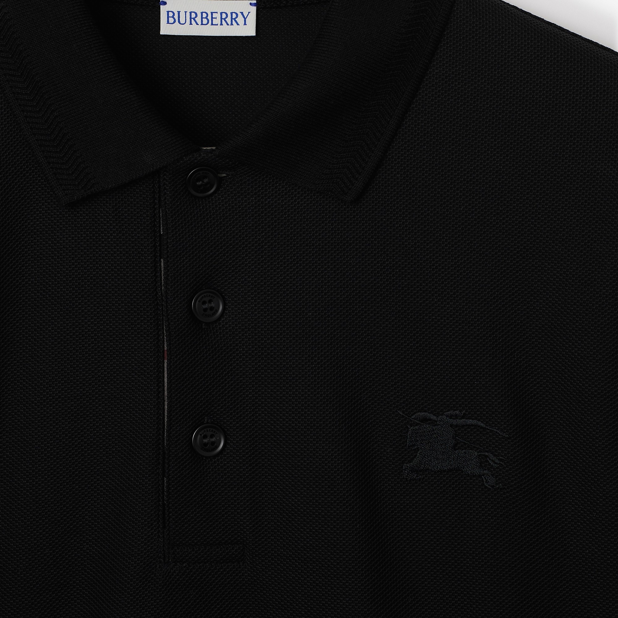 Long-sleeve Cotton Polo Shirt - 5