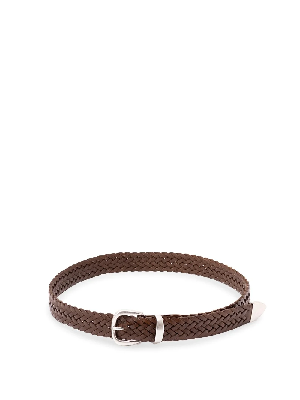 Leather Woven Belt - 1