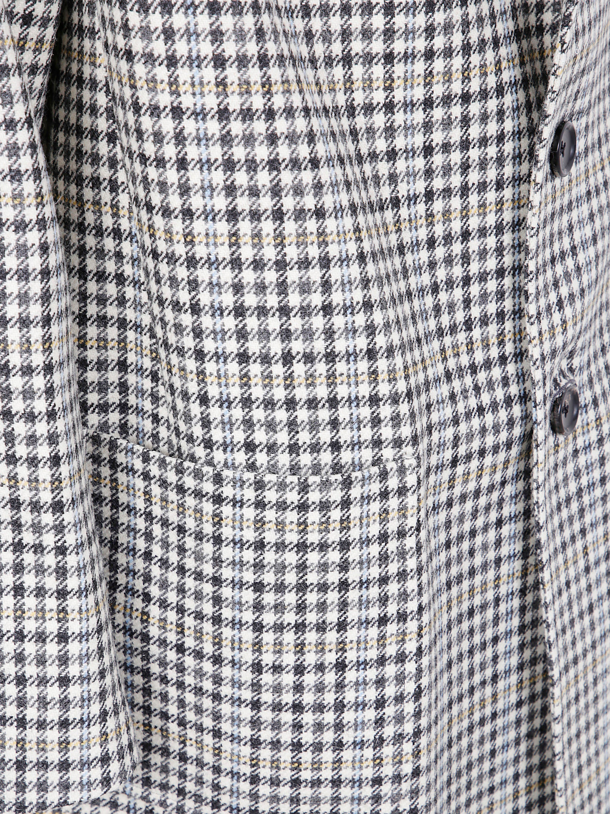 Thom Browne Men Unconstructed Elongated Coat Check Hunting Tweed - 3