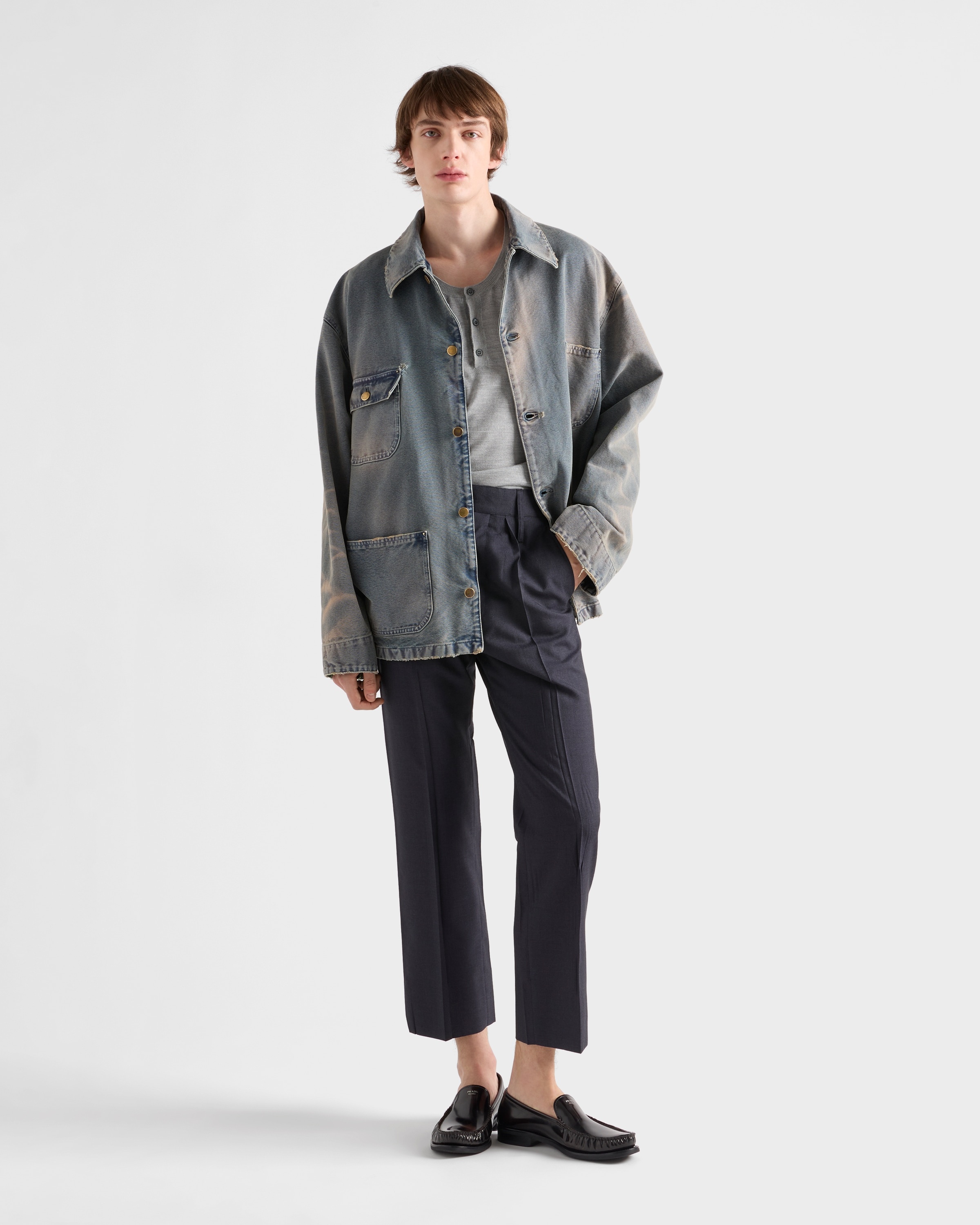 Long-sleeved cashmere and silk sweater - 2