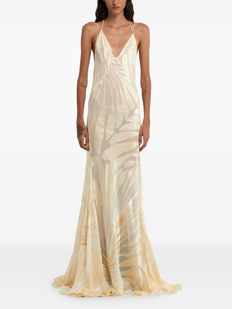 Roberto Cavalli satin maxi dress outlook