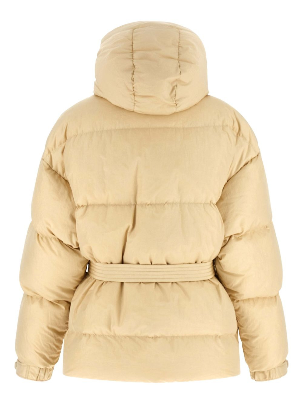 quilted belted jacket - 2
