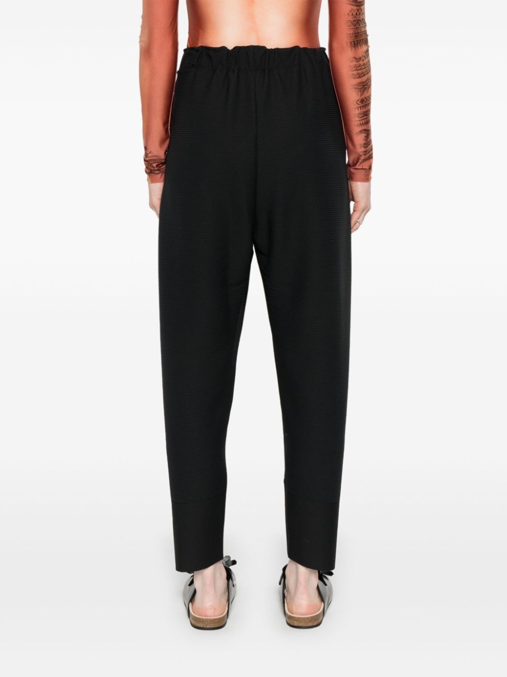 plissÃ© cropped trousers - 4