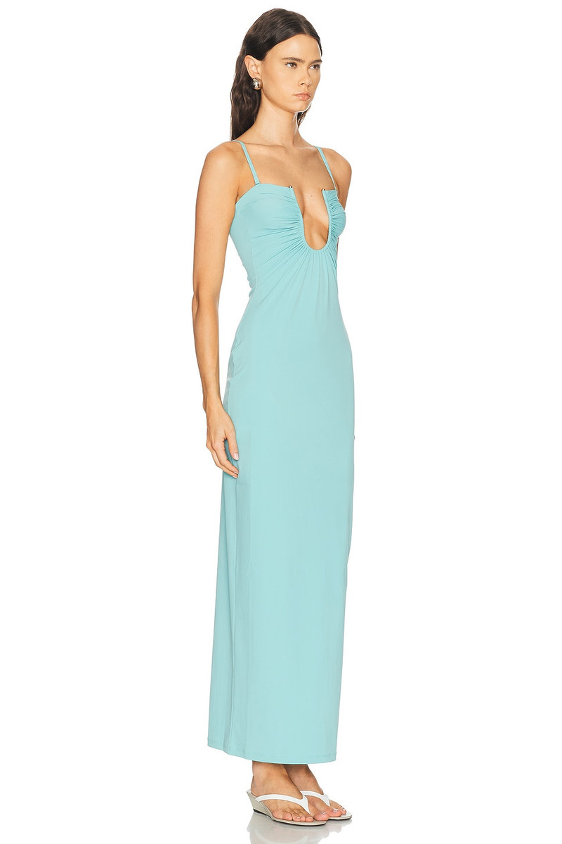 Arced Ruched Lycra Dress 3