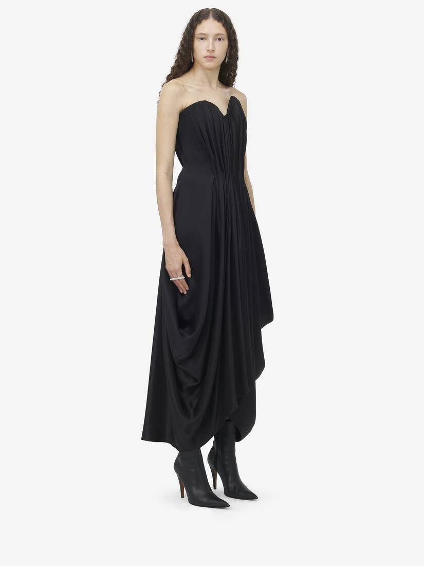 Draped Evening Dress - 3