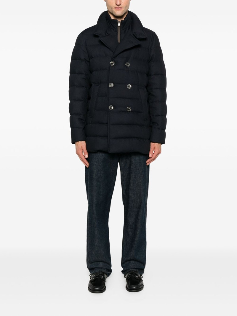 Herno quilted double-breasted jacket outlook