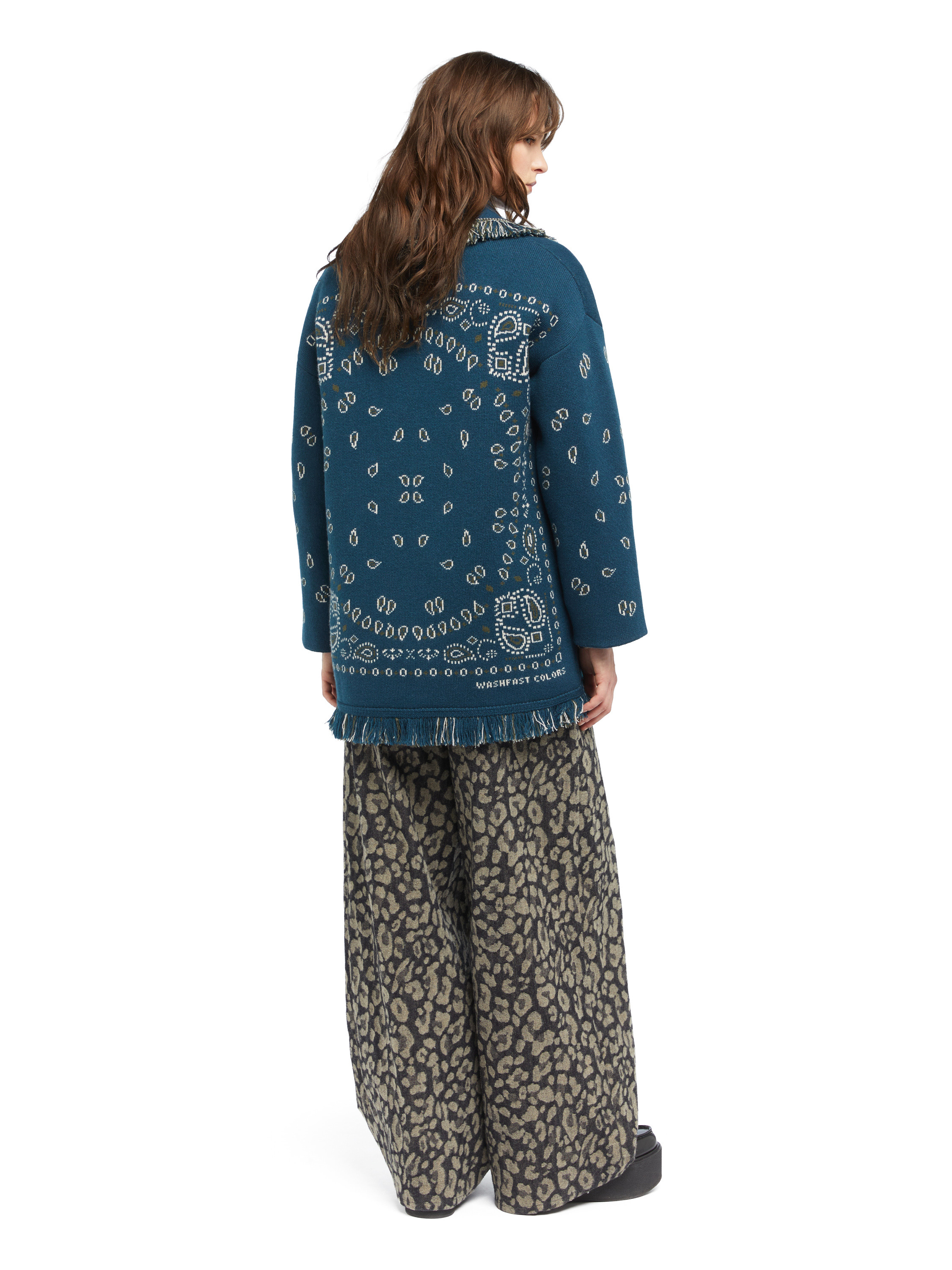 Bandana Jacquard Cardigan - 7