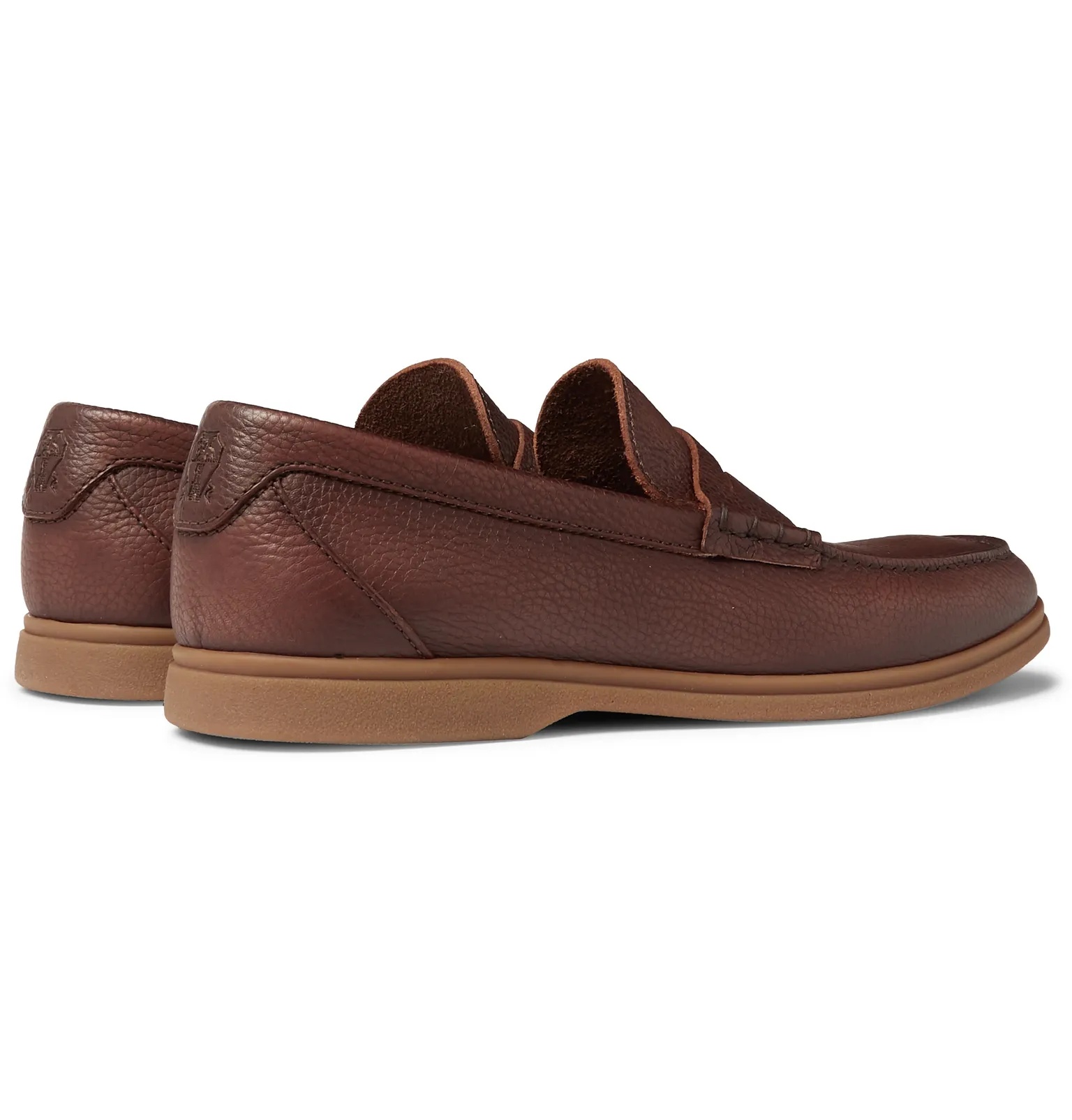 Full-Grain Leather Penny Loafers - 5