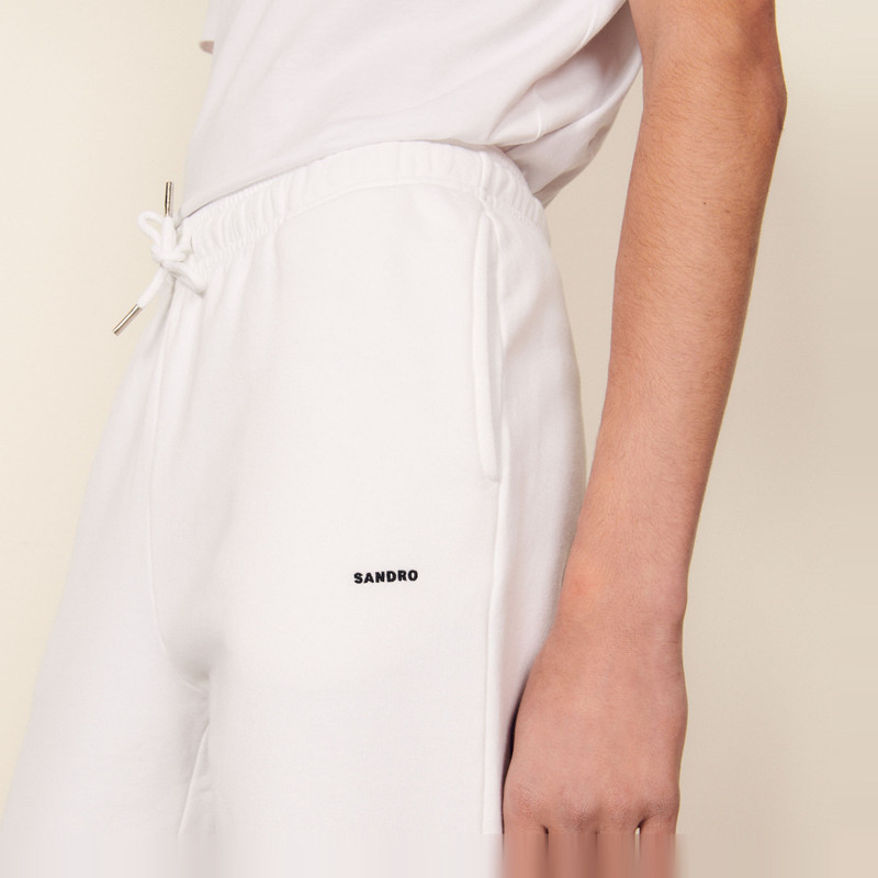 Embroidered fleece jogging bottoms 5