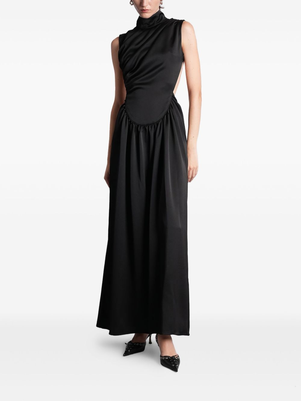 open-back max dress - 2