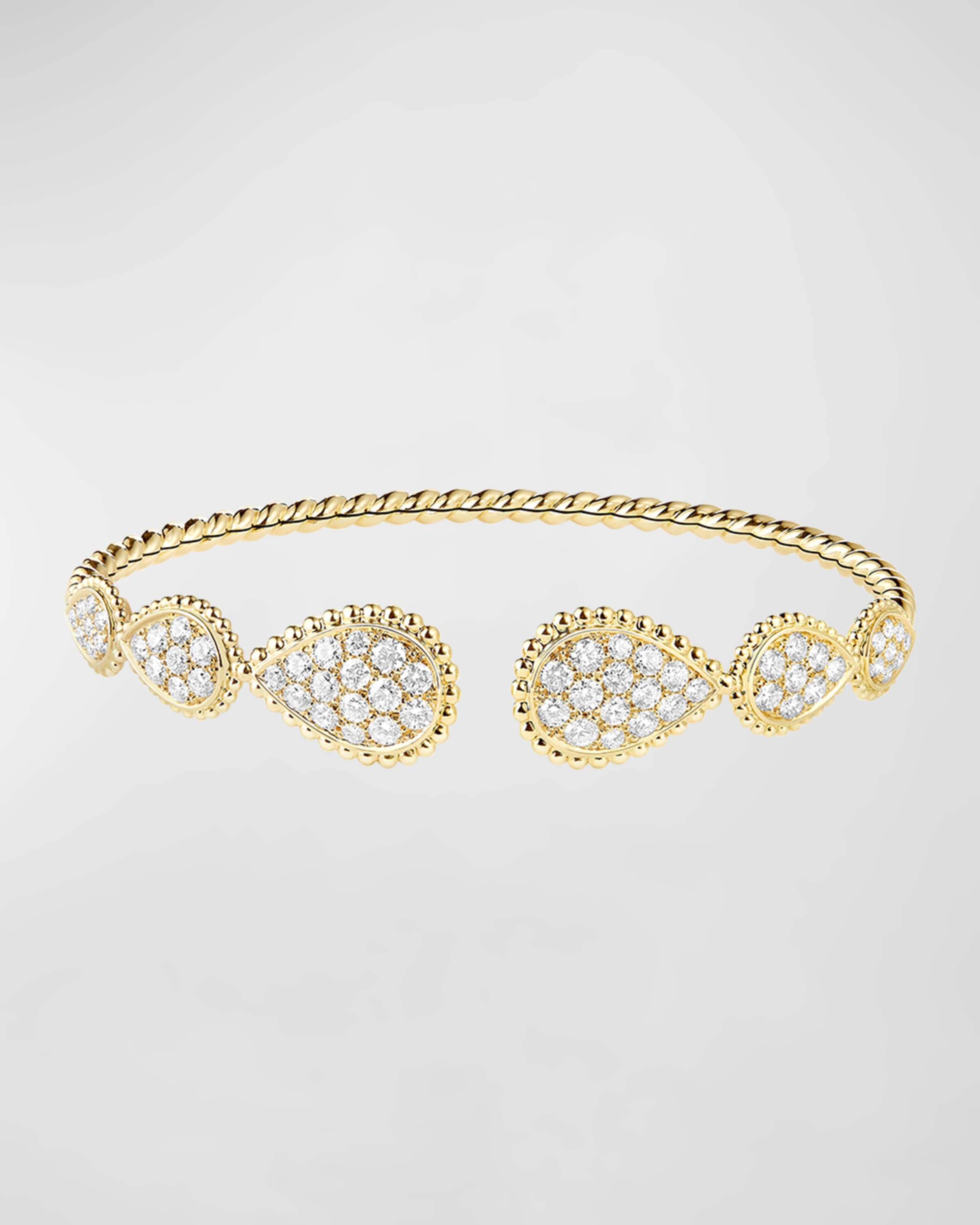 Yellow Gold Serpent Boheme Diamond Multi-Motif Bracelet - 1