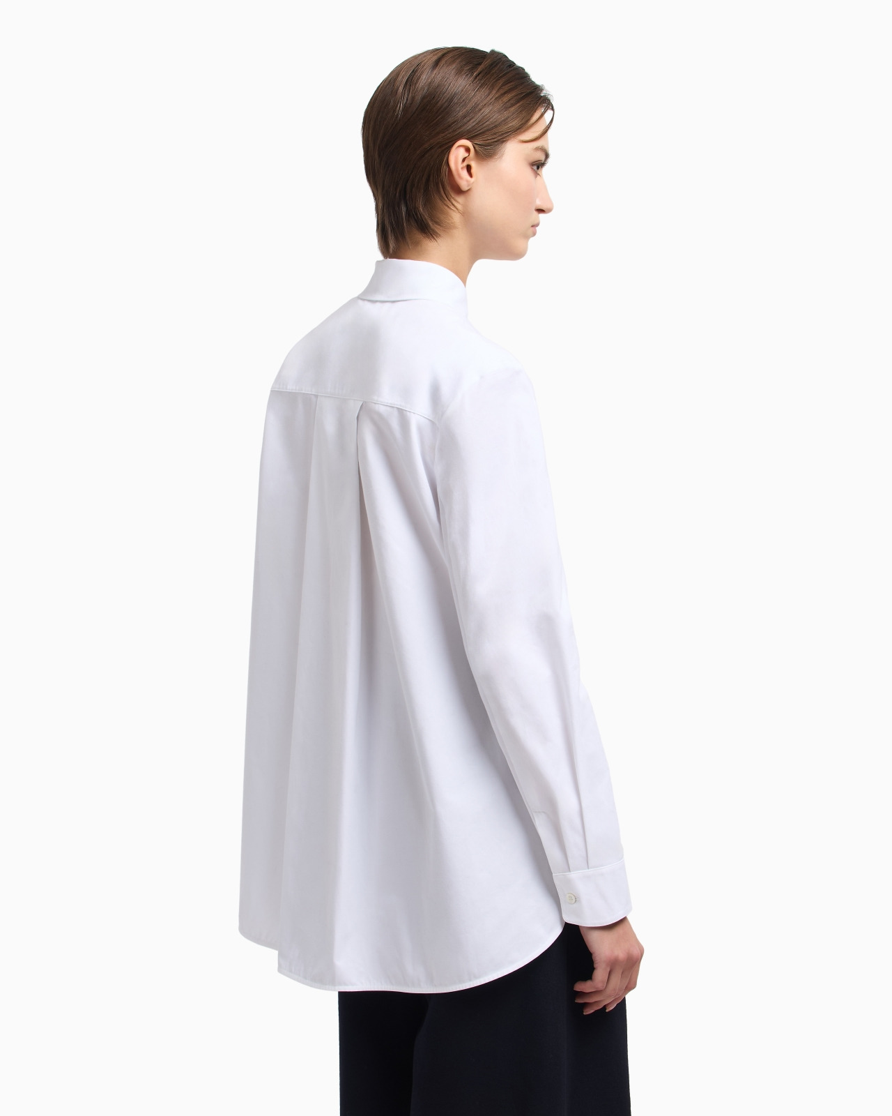 WINTER URBANISM CAPSULE COLLECTION POLISHED COTTON OVERSIZED SHIRT - 3
