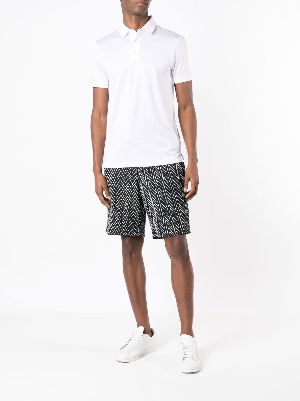 embroidered-logo polo shirt - 2