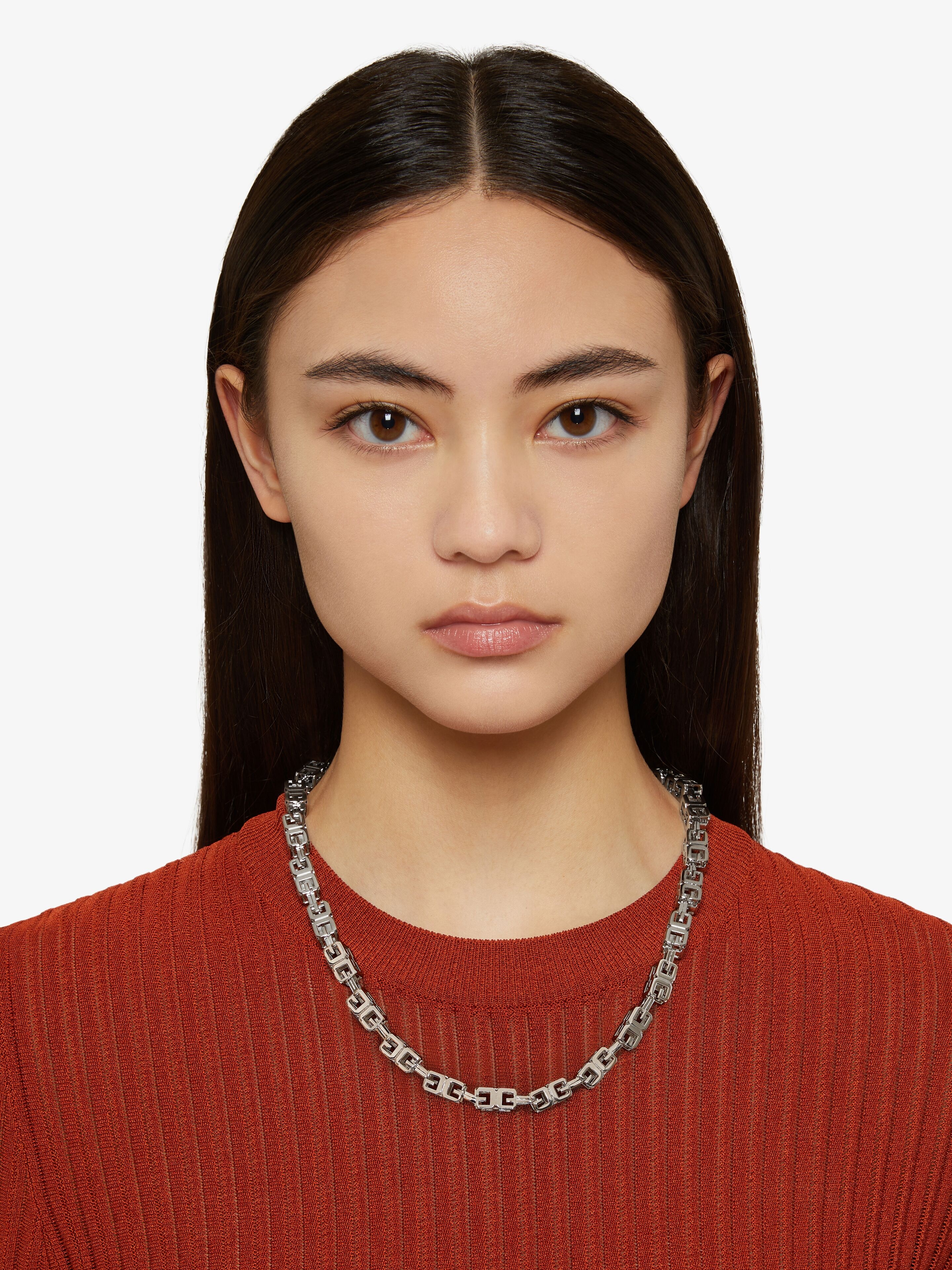 G CUBE NECKLACE IN METAL - 3
