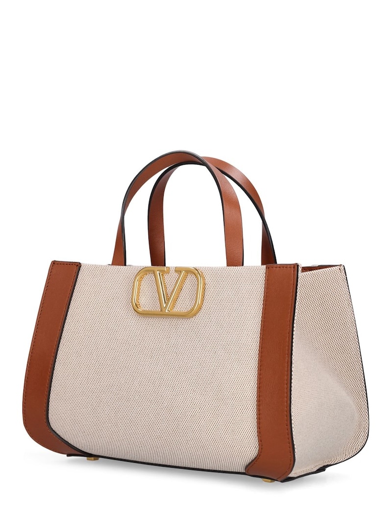 Vlogo Signature small canvas tote bag - 4