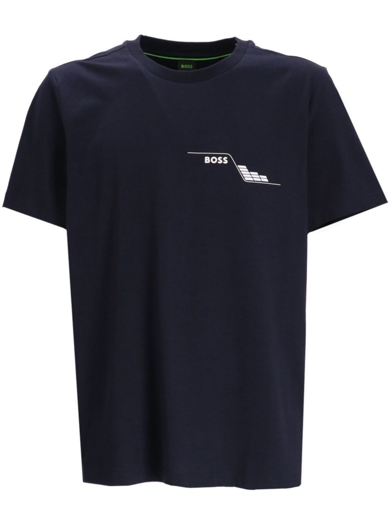 logo-print cotton T-shirt 1