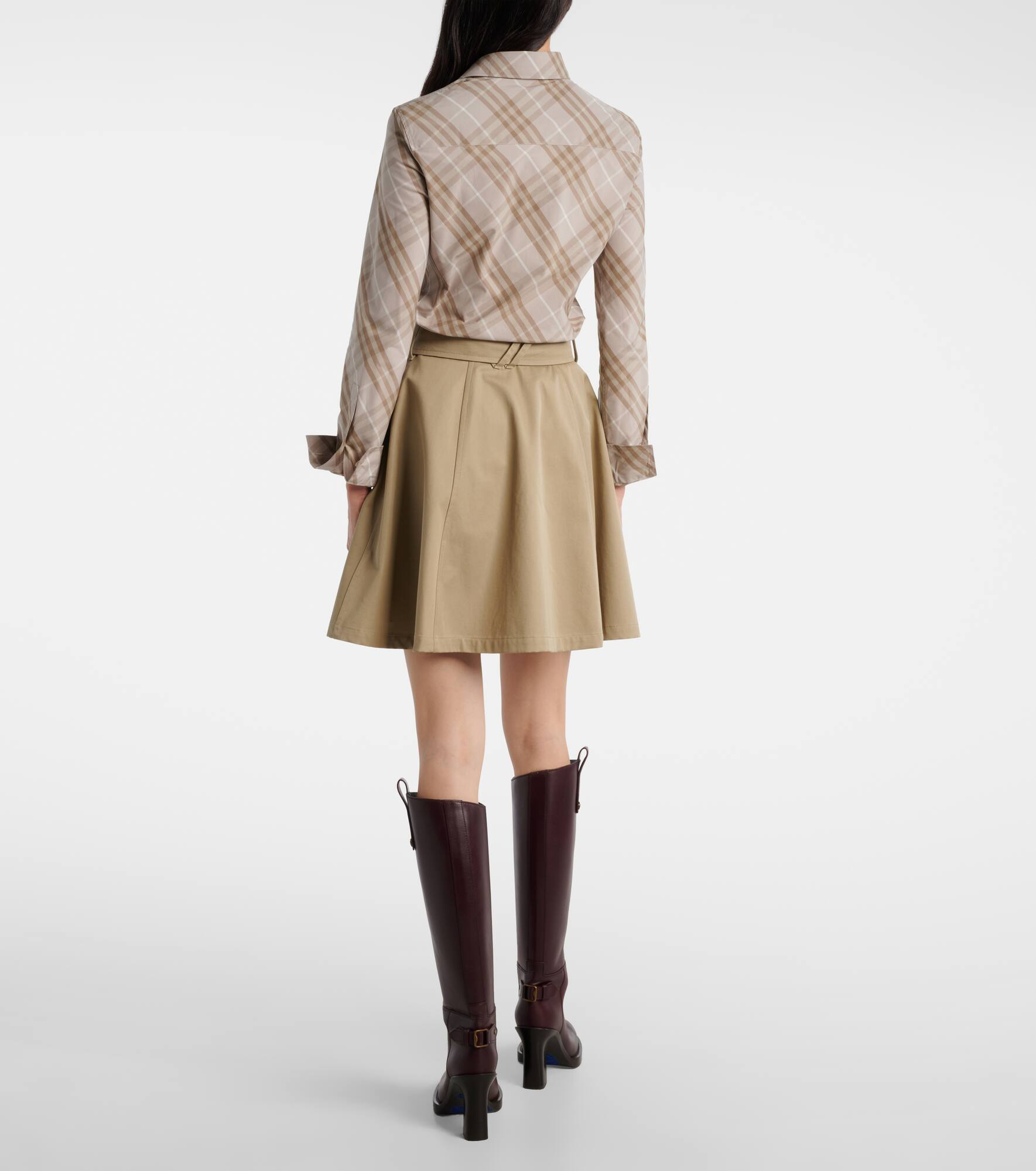 Cotton wrap skirt - 3