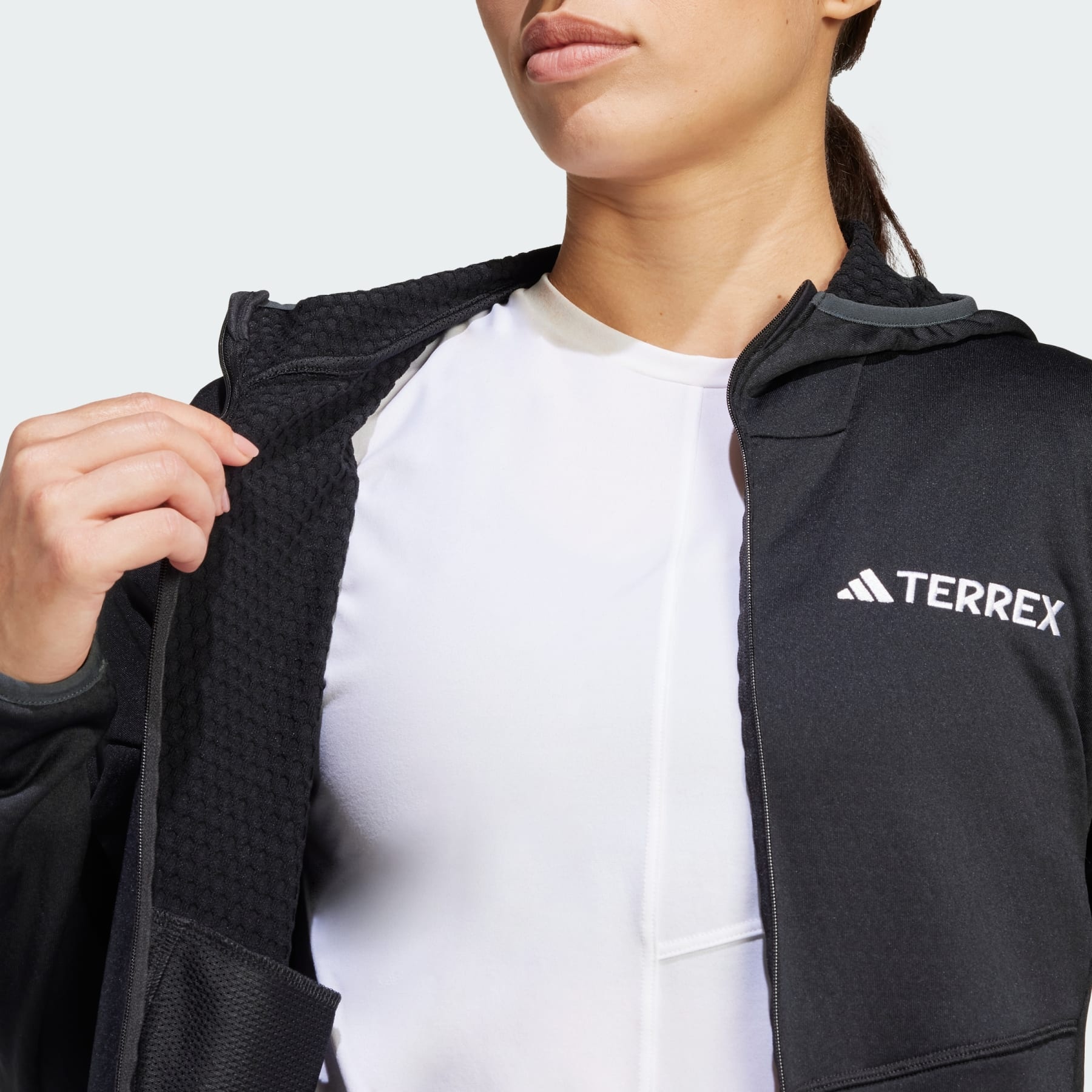 Terrex Xperior Climawarm Light Fleece Hooded Jacket - 5