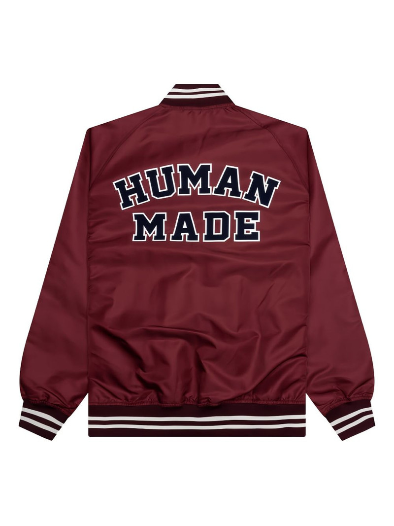 Human Made varsity logo bomber jacket outlook