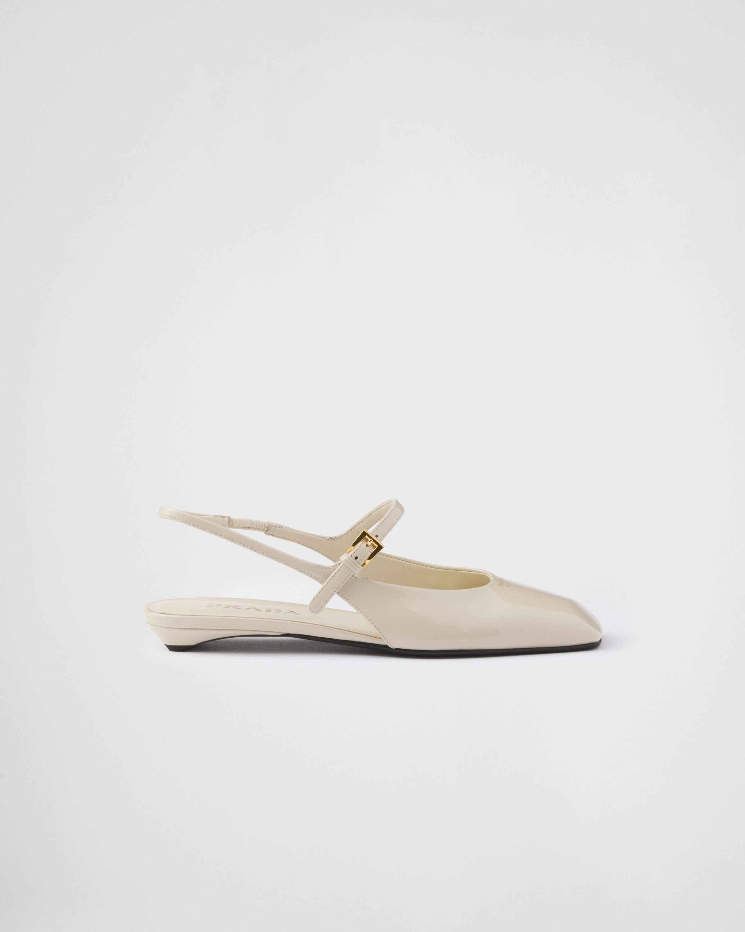 Patent leather slingback ballerinas - 2