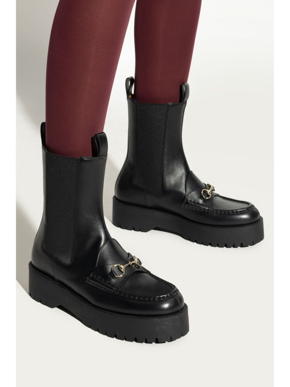 Gucci Horsebit Lug Sole Boots - 3