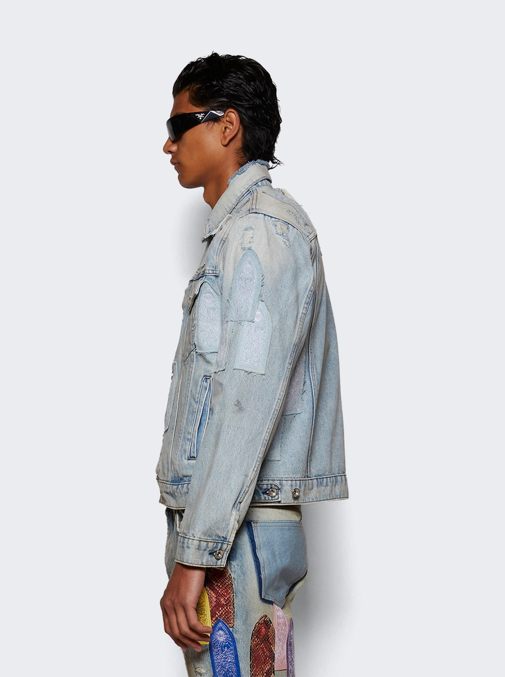 Patched Arch Jacket Sky - 3