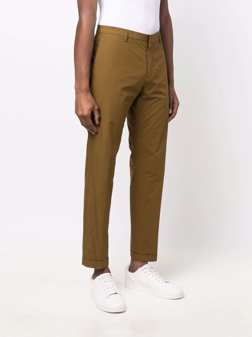 slim-cut organic cotton chinos - 3