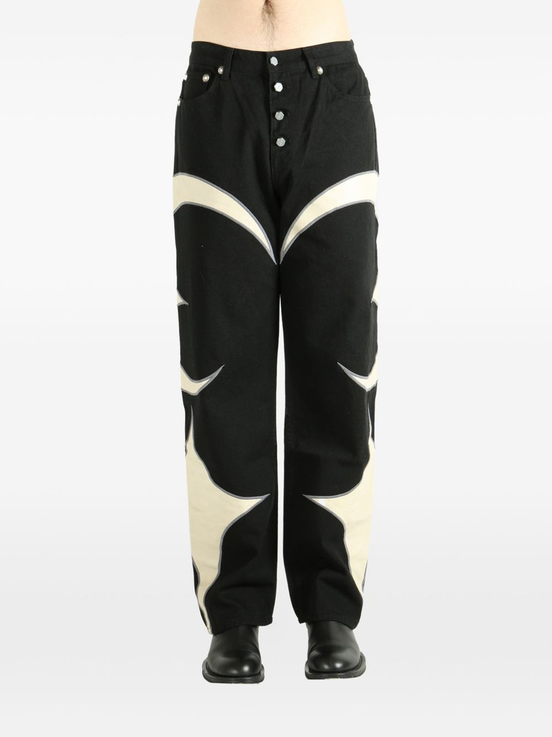 Thug Club crescent design jeans outlook