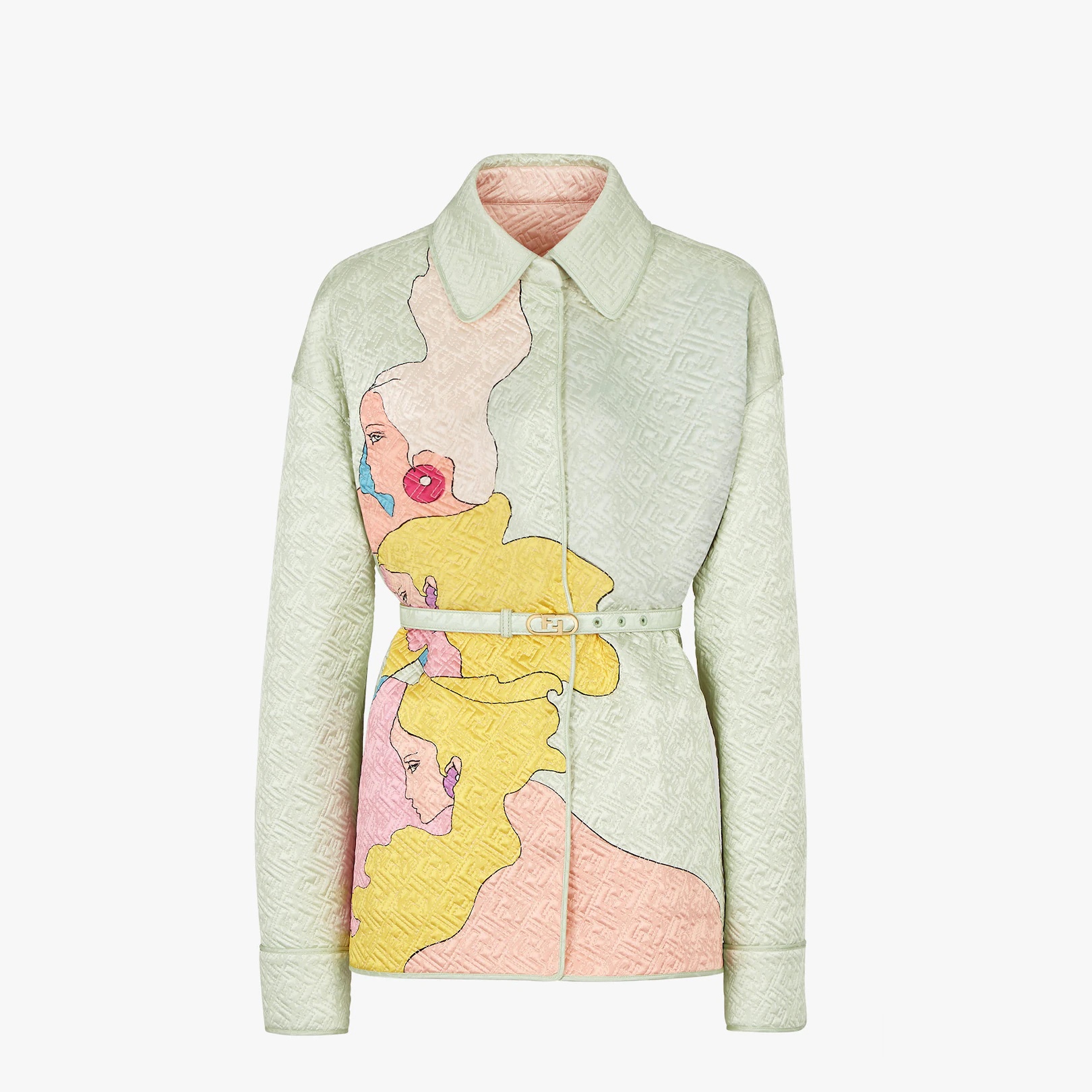 Multicolor silk Go-To jacket - 1