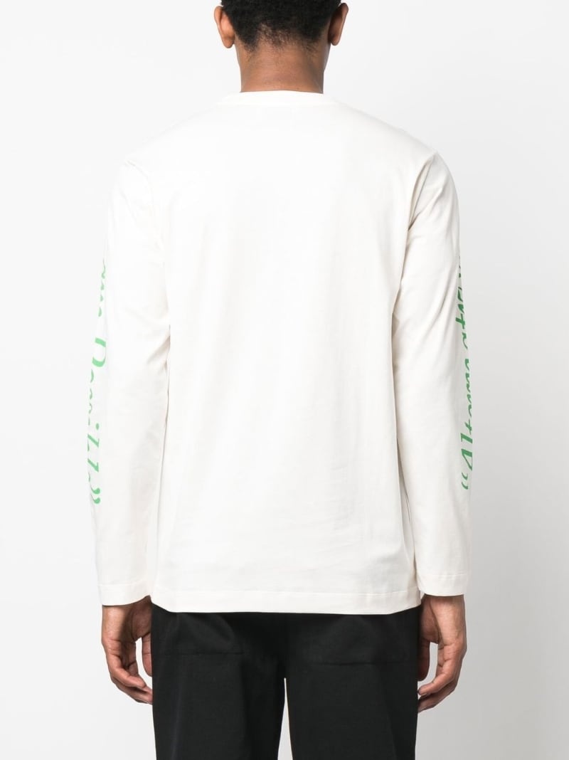 logo-print organic cotton T-shirt - 4