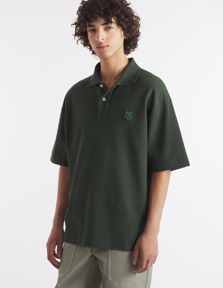 BOLD FOX HEAD PATCH OVERSIZE POLO - 3