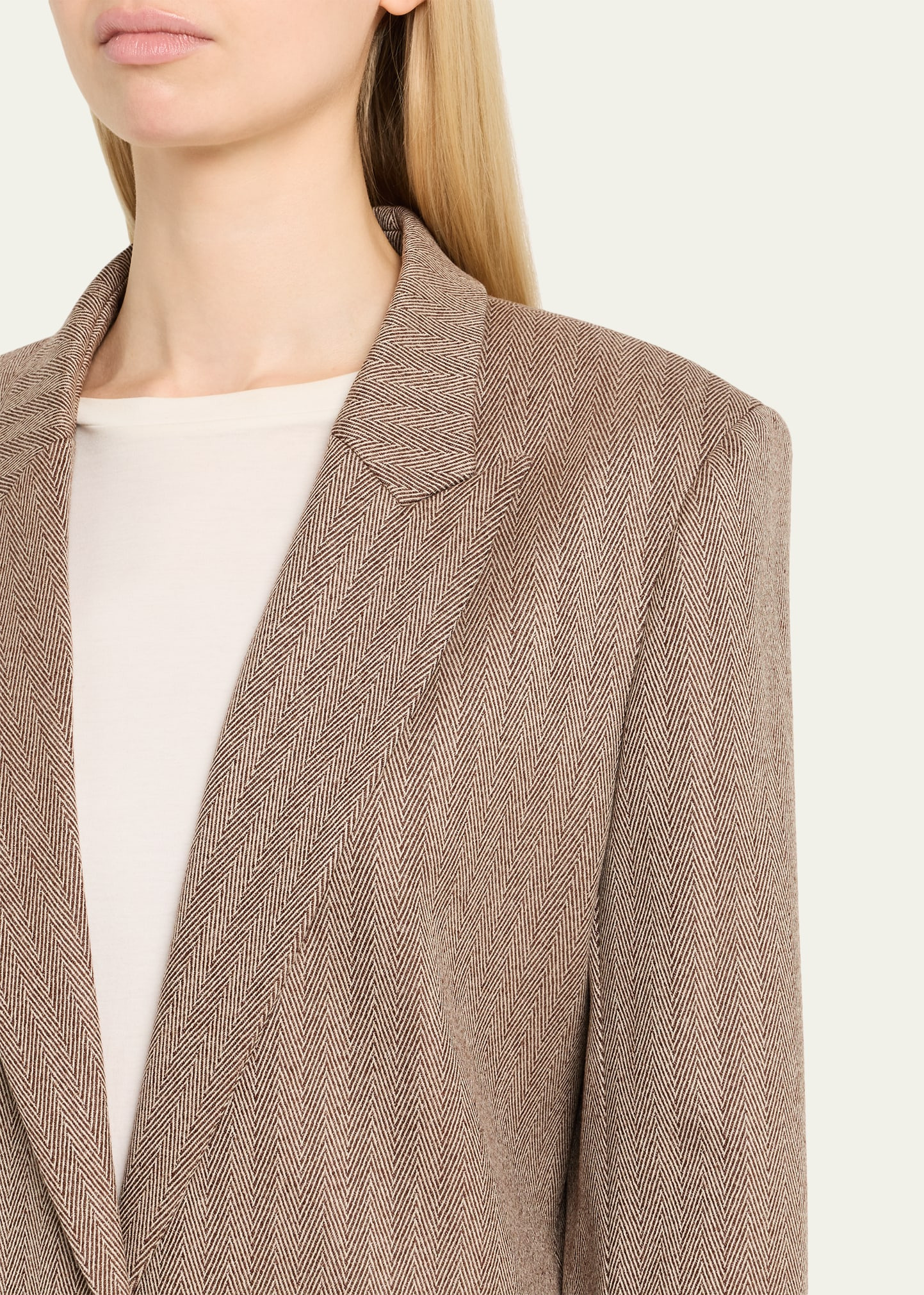 Girl Boy Girl Chevron Wool Blazer - 5