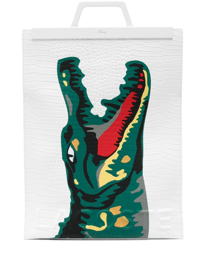 crocodile-print tote bag 1